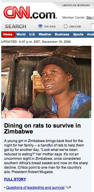 Rats for Dinner in Zimbabwe