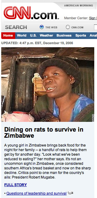 Rats for Dinner in Zimbabwe